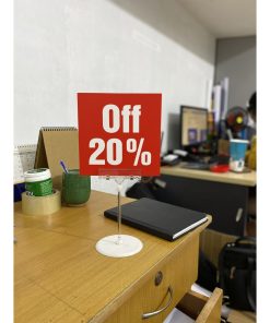 Chân kẹp để bàn, kẹp sale, kẹp wobbler để bàn
