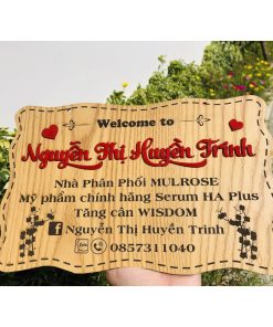BẢNG GỖ DECOR SHOP - Bảng hiệu gỗ thiết kế theo yêu cầu - Free thiết kế