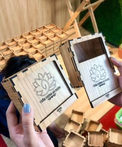 HỘP GỖ - ĐỰNG QUÀ – Khắc tên hoặc khắc logo thương hiệu theo yêu cầu