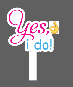 [Giá Sỉ] Hashtag Yes I Do Hashtag Cầm Tay Đám Cưới