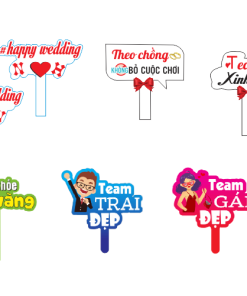 [Giá Sỉ] Hashtag Cầm Tay Đám Cưới - Bộ Hashtag Mới Đẹp