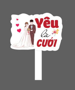 [Giá Sỉ] Hashtag Yêu Là Cưới Hashtag Cầm Tay Đám Cưới