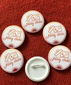Huy hiệu gài áo thiết kế theo yêu cầu - In hình và in logo theo yêu cầu - Free thiết kế