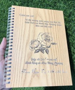 Sổ tay Tri Ân - Quà tặng thầy cô - Khắc tên và lời chúc theo yêu cầu
