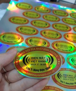 Xưởng In Tem Bảy Màu Phản Quang Giá Rẻ TP. Hồ Chí Minh