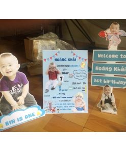 Xưởng In Hastag Cầm Tay Check In Sinh Nhật Cho Bé