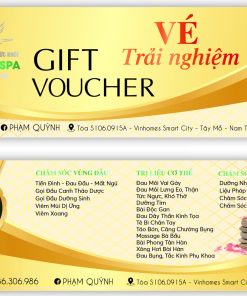 Xưởng In + Thiết Kế Voucher, Gift Card Phiếu Quà Tặng Đẹp - Độc - Sáng Tạo VC9