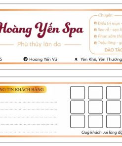 Xưởng In + Thiết Kế Voucher, Gift Card Phiếu Quà Tặng Đẹp - Độc - Sáng Tạo VC11
