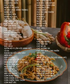 Dịch Vụ In + Thiết Kế Menu - Thực Đơn Quán Chay Chuyên Biệt
