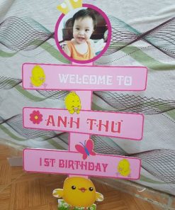Xưởng In Hastag Cầm Tay Check In Sinh Nhật Cho Bé