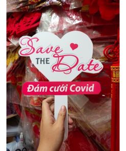 Chuyên In Thiết Kế Hashtag Cầm Tay Đám Cưới