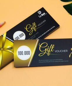Xưởng In + Thiết Kế Voucher, Gift Card Phiếu Quà Tặng Đẹp - Độc - Sáng Tạo VC10
