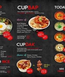 Xưởng In Menu Formex Giá Rẻ, Menu Nhà Hàng, Quán Ăn