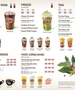 Chuyên Thiết Kế Menu Lấy Ngay, Menu Nhà Hàng
