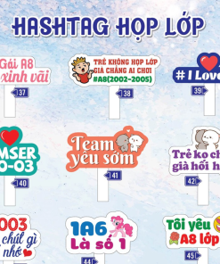 Xưởng In Hashtag, Hashtag Họp Lớp, Hashtag Học Sinh, Hashtag Kỉ Niệm, Hashtag Chụp Hình, Khung Checkin, Bảng Chụp Ảnh