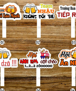 Hashtag Cầm Tay Chủ Đề Ăn Nhậu