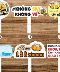 Hashtag Cầm Tay Chủ Đề Ăn Nhậu