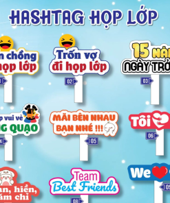 Xưởng In Hashtag, Hashtag Họp Lớp, Hashtag Học Sinh, Hashtag Kỉ Niệm, Hashtag Chụp Hình, Khung Checkin, Bảng Chụp Ảnh