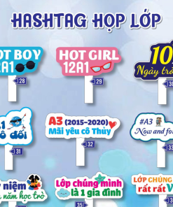 Xưởng In Hashtag, Hashtag Họp Lớp, Hashtag Học Sinh, Hashtag Kỉ Niệm, Hashtag Chụp Hình, Khung Checkin, Bảng Chụp Ảnh