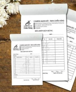 Xưởng In + Thiết Kế Hóa Đơn, Phiếu Thu Chi, Hợp Đồng Đẹp - Nhanh - Chất Lượng