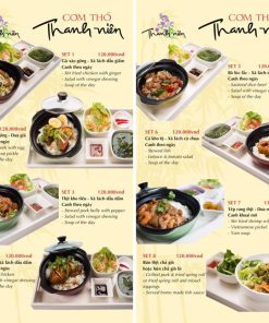 Dịch Vụ In + Thiết Kế Menu Quán Cơm Sáng Tạo - Độc Quyền - Giá Rẻ Lấy Nhanh