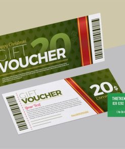 Xưởng In + Thiết Kế Voucher, Gift Card Phiếu Quà Tặng Đẹp - Độc - Sáng Tạo VC14