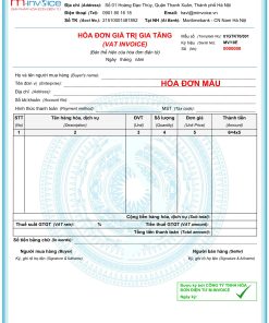 Xưởng In + Thiết Kế Hóa Đơn, Phiếu Thu Chi, Hợp Đồng Đẹp - Nhanh - Chất Lượng hd6