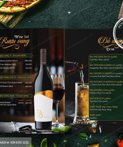 Dịch Vụ In Và Thiết Kế Menu Quán Bia Sáng Tạo - Đẹp - Độc Quyền
