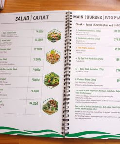 Xưởng In Menu Formex Giá Rẻ, Menu Nhà Hàng, Quán Ăn