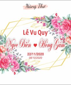 [Giá Xưởng] Bảng form, Bảng tên đám cưới, Lễ Vu Quy, Đính Hôn Treo Backdrop Đẹp - Sang