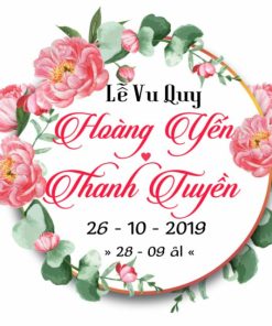 [Giá Xưởng] Bảng form, Bảng tên đám cưới, Lễ Vu Quy, Đính Hôn Treo Backdrop Đẹp - Sang BT1
