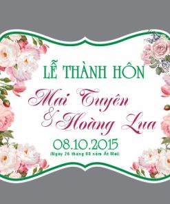 [Giá Xưởng] Bảng form, Bảng tên đám cưới, Lễ Vu Quy, Đính Hôn Treo Backdrop Đẹp - Sang BT1