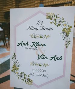 [Giá Xưởng] Bảng form, Bảng tên đám cưới, Lễ Vu Quy, Đính Hôn Treo Backdrop Đẹp - Sang BT1