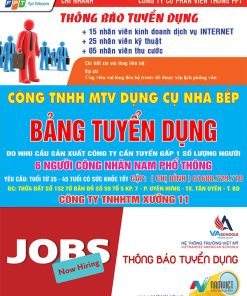[Giá Xưởng] In Băng Rôn Tuyển Dụng Cho Các Công Ty Rẻ Đẹp Nhanh