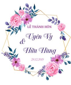 [Giá Xưởng] Bảng form, Bảng tên đám cưới, Lễ Vu Quy, Đính Hôn Treo Backdrop Đẹp - Sang BT1