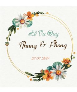 [Giá Xưởng] Bảng form, Bảng tên đám cưới, Lễ Vu Quy, Đính Hôn Treo Backdrop Đẹp - Sang