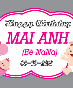 [Giá Xưởng] Bảng Tên Sinh Nhật Đẹp - Cute - Giá Sỉ MC001