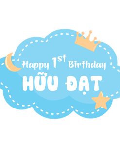 [Giá Xưởng] Bảng Tên Sinh Nhật Đẹp - Cute - Giá Sỉ MC001
