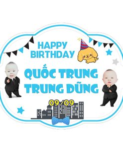 [Giá Xưởng] Bảng Tên Sinh Nhật Đẹp - Cute - Giá Sỉ MC001