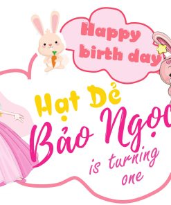 [Giá Xưởng] Bảng Tên Sinh Nhật Đẹp - Cute - Giá Sỉ MC001