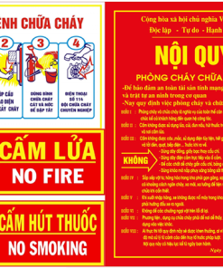 [Xưởng] Bảng Nội Quy Các Loại Theo Yêu Cầu
