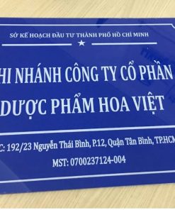 [Xưởng] Bảng Tên Số Nhà Mica Theo Yêu Cầu