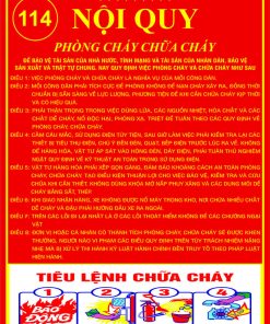[Xưởng] Bảng Nội Quy Các Loại Theo Yêu Cầu