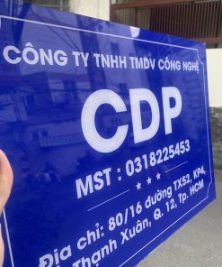 [Xưởng] Bảng Tên Công Ty Mica Theo Yêu Cầu