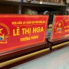 [Xưởng In] Biển Chức Danh Đế Gỗ Cho Hội Nghị